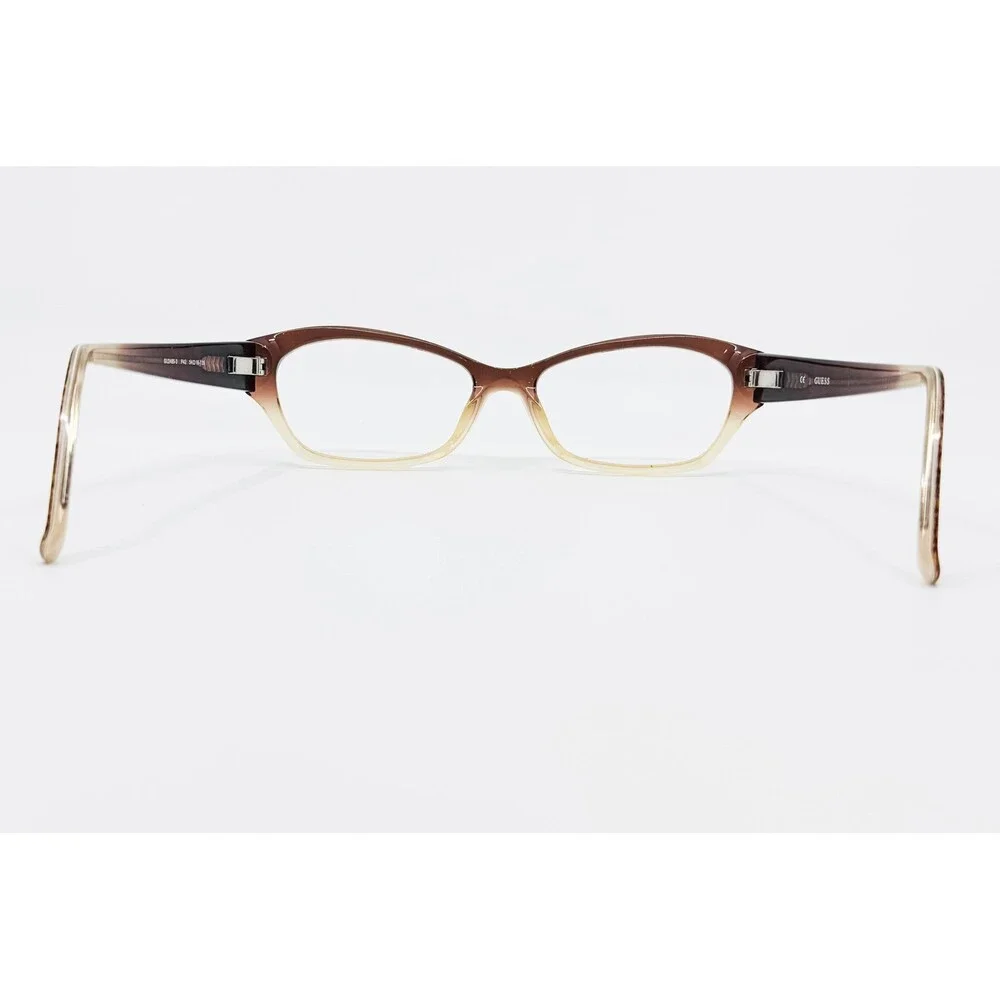Guess Eyeglasses Womens Brown Ombre Cat Eye GU2485-3 P42 54-16-135